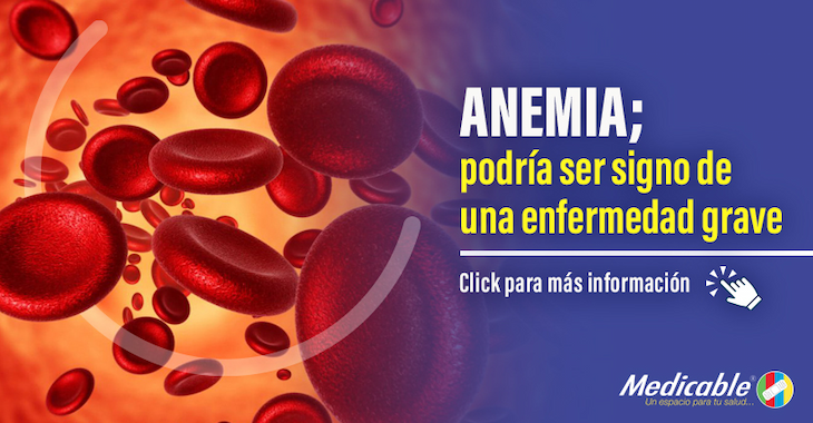 imagen del articulo Anemia, podría ser signo de una enfermedad grave